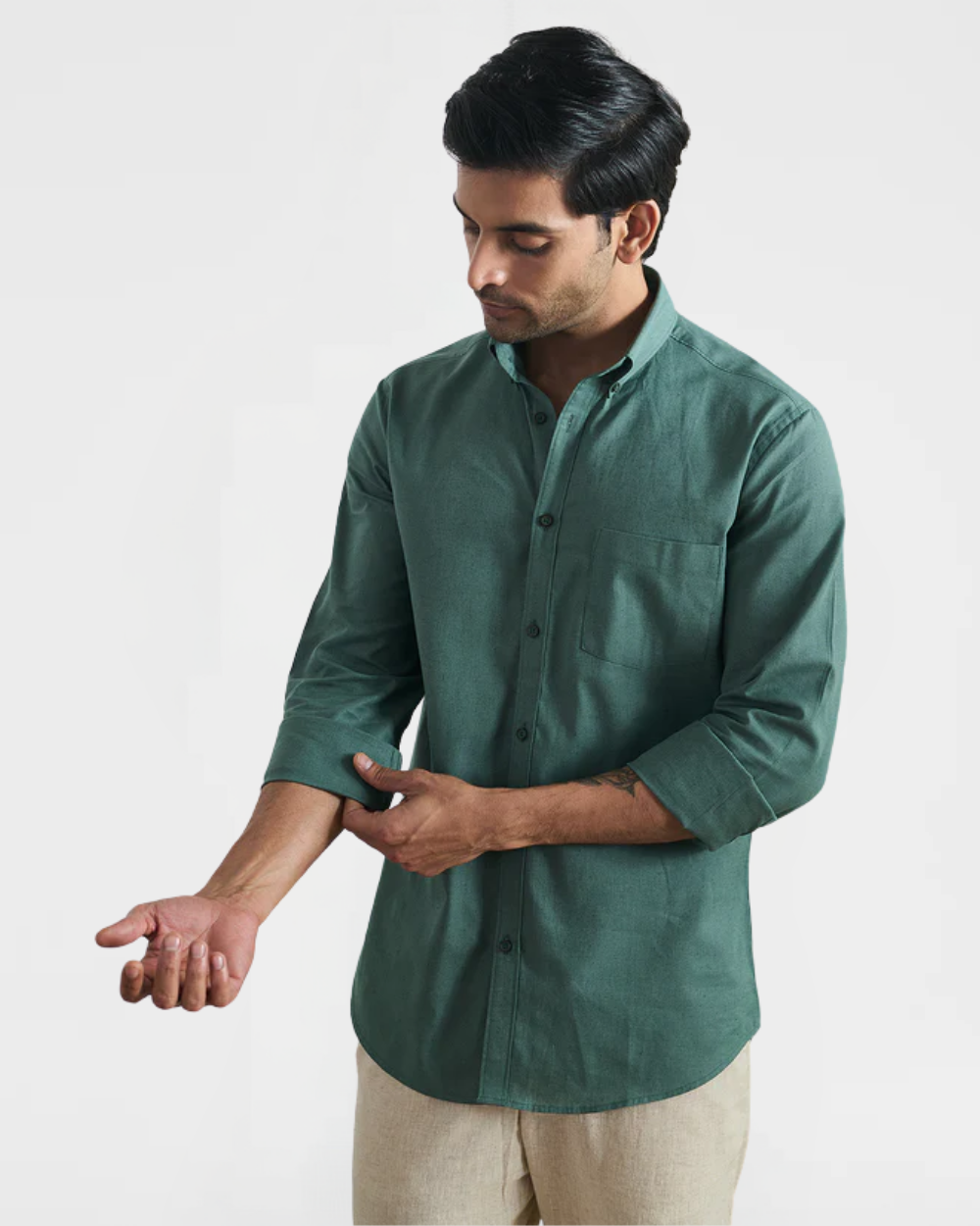Relaxed Fit Linen Shirt